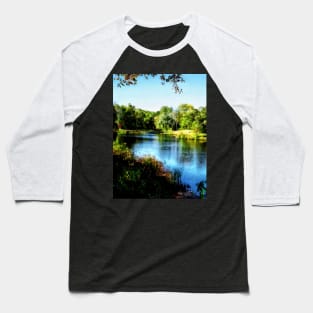 Summer - Peaceful Lake Baseball T-Shirt